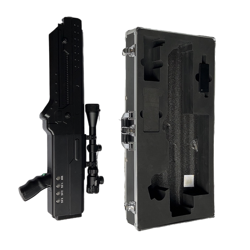  奎文手持便携式枪型低空防御反制四通道A型